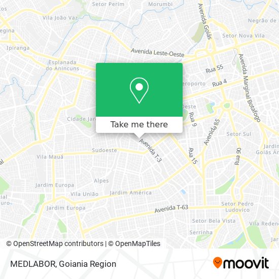 MEDLABOR map