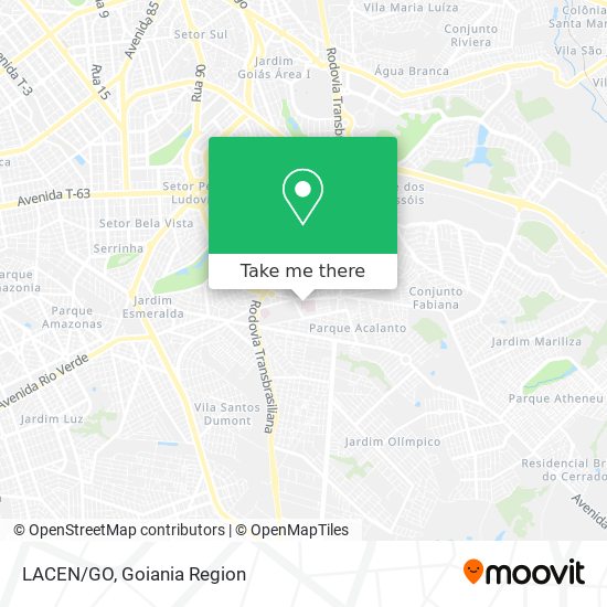 LACEN/GO map