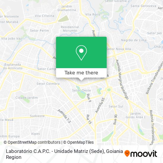 Laboratório C.A.P.C. - Unidade Matriz (Sede) map