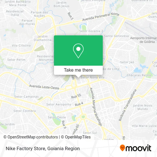 Nike Factory Store map