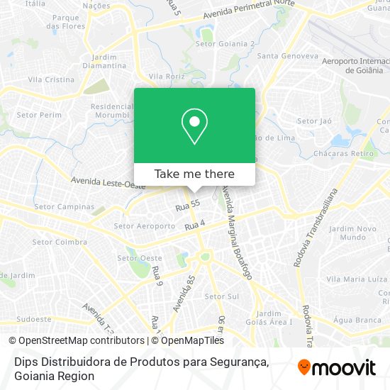 Dips Distribuidora de Produtos para Segurança map