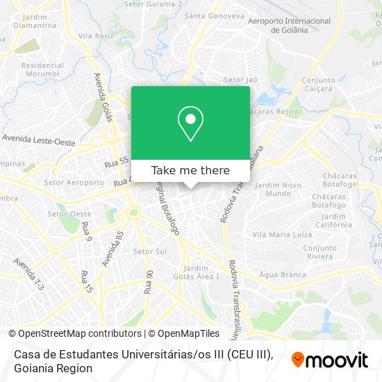 Casa de Estudantes Universitárias / os III (CEU III) map