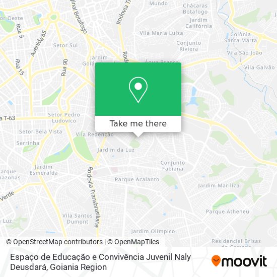 Espaço de Educação e Convivência Juvenil Naly Deusdará map
