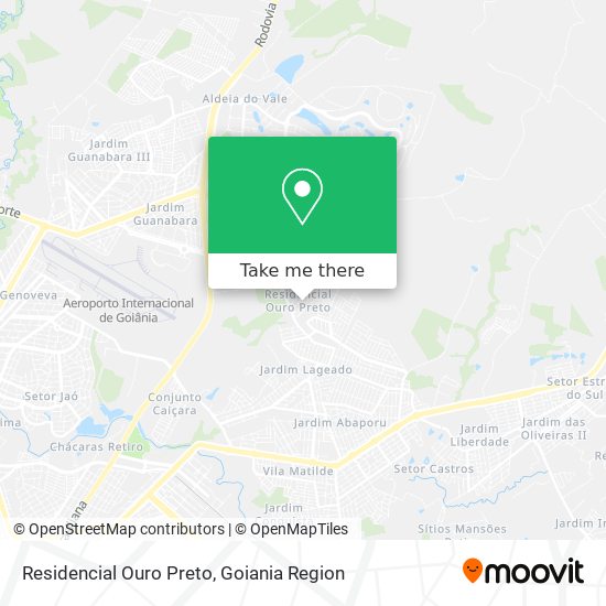 Residencial Ouro Preto map