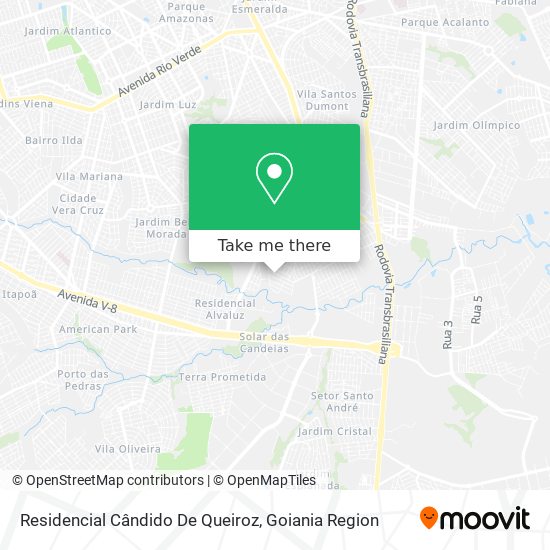 Residencial Cândido De Queiroz map