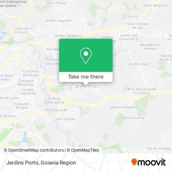 Jardins Porto map