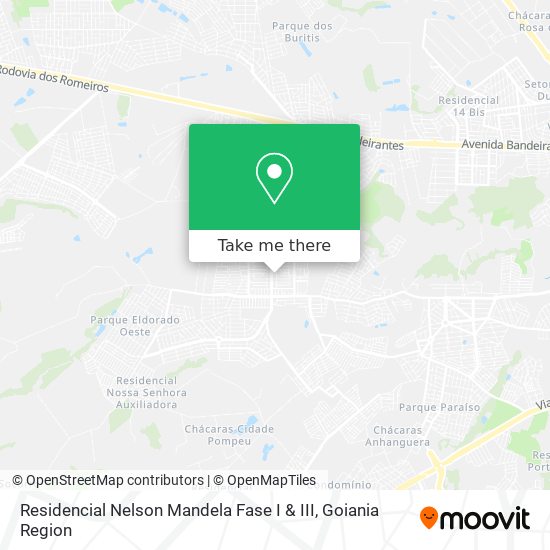 Residencial Nelson Mandela  Fase I & III map