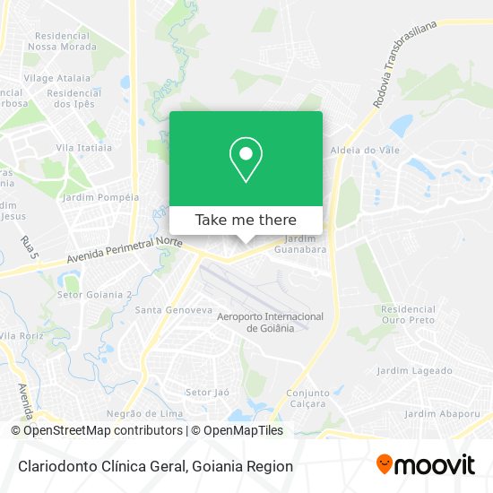 Clariodonto Clínica Geral map