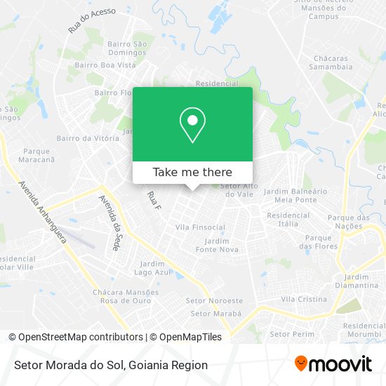 Setor Morada do Sol map