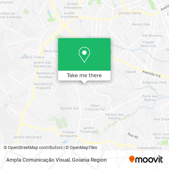 Ampla Comunicação Visual map