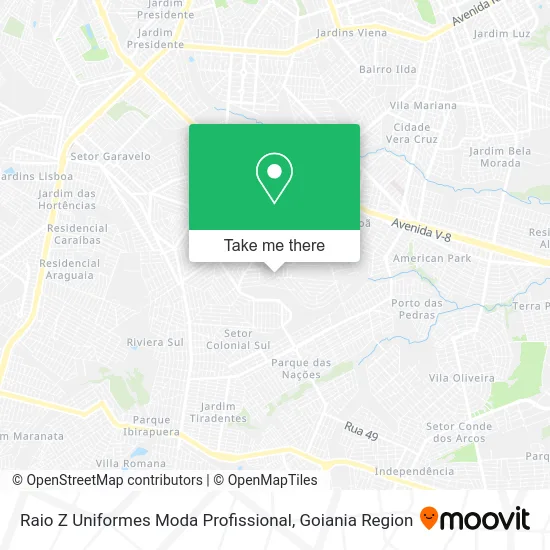 Raio Z Uniformes Moda Profissional map