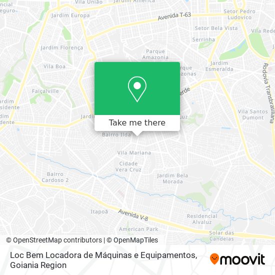 Loc Bem Locadora de Máquinas e Equipamentos map