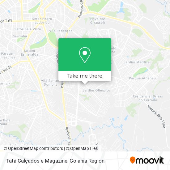 Tatá Calçados e Magazine map