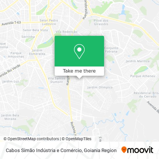 Cabos Simão Indústria e Comércio map