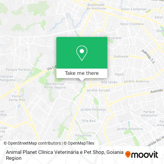 Animal Planet Clínica Veterinária e Pet Shop map