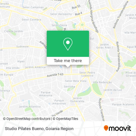 Mapa Studio Pilates Bueno