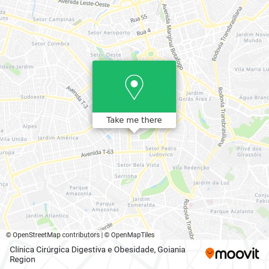 Clínica Cirúrgica Digestiva e Obesidade map