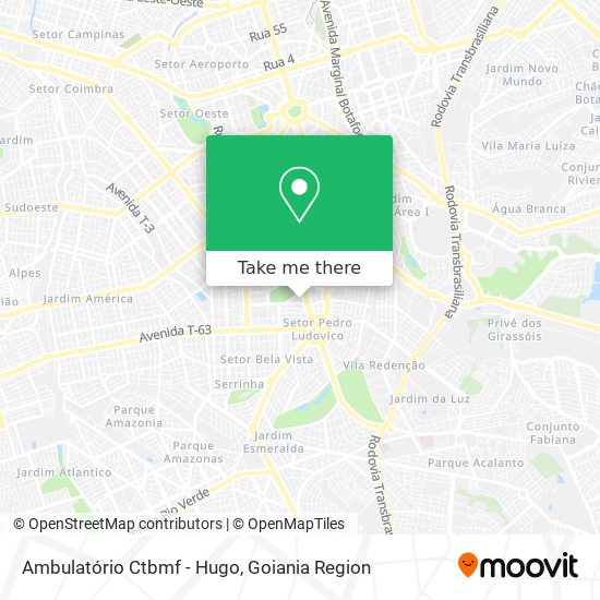 Ambulatório Ctbmf - Hugo map