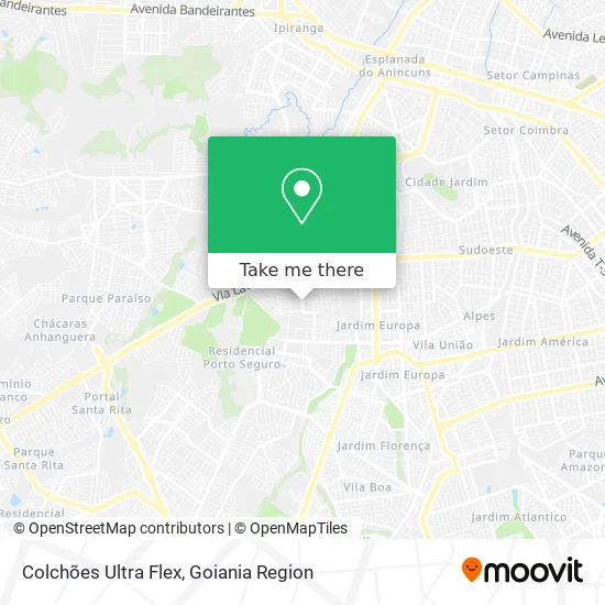 Colchões Ultra Flex map
