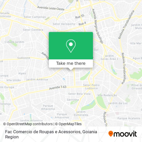 Fac Comercio de Roupas e Acessorios map