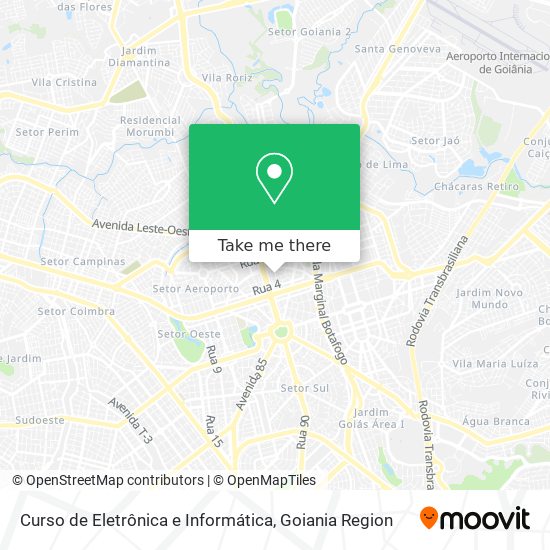 Mapa Curso de Eletrônica e Informática