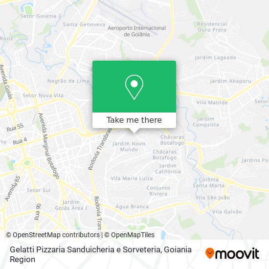 Gelatti Pizzaria Sanduicheria e Sorveteria map