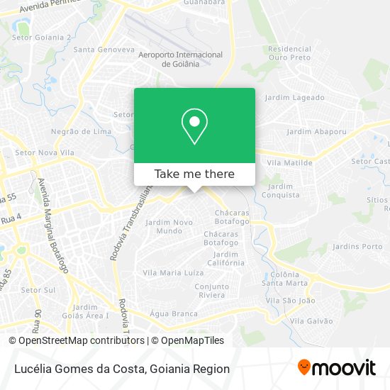 Mapa Lucélia Gomes da Costa