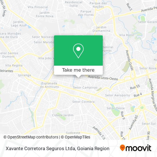 Xavante Corretora Seguros Ltda map