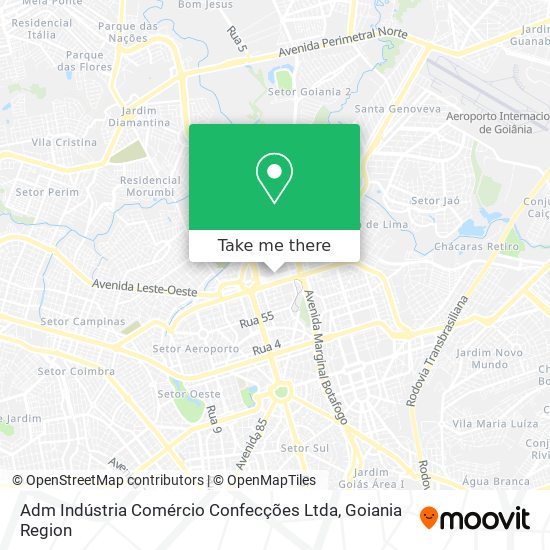 Mapa Adm Indústria Comércio Confecções Ltda