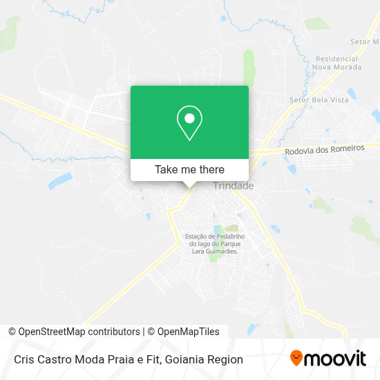 Cris Castro Moda Praia e Fit map