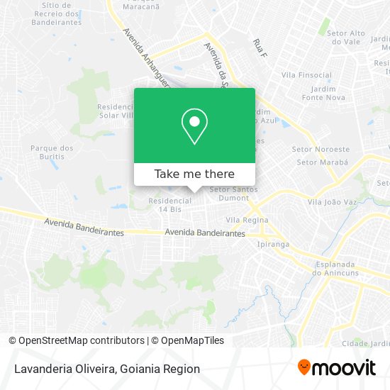 Lavanderia Oliveira map
