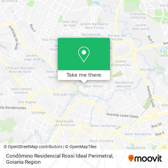 Condômino Residencial Rossi Ideal Perimetral map