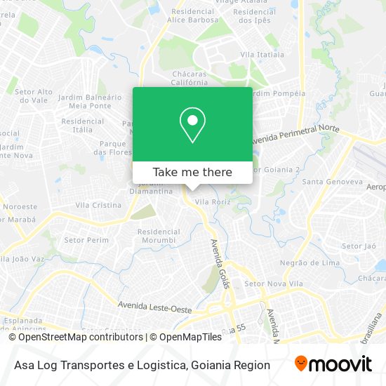 Asa Log Transportes e Logistica map