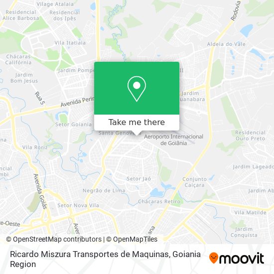 Ricardo Miszura Transportes de Maquinas map