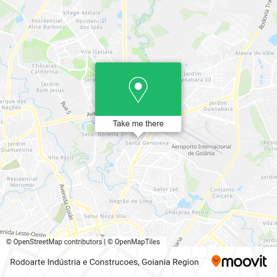 Rodoarte Indústria e Construcoes map