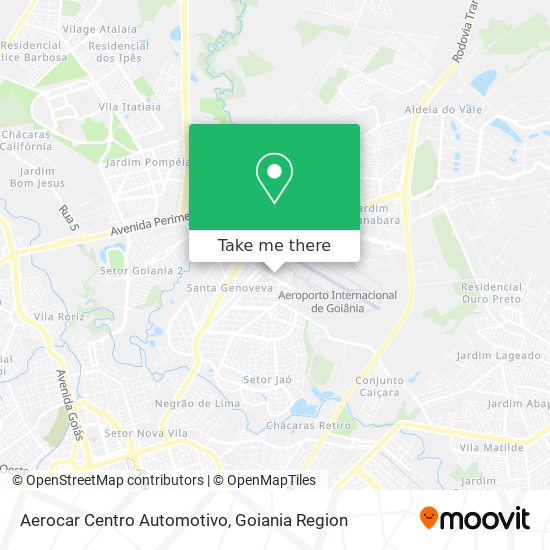 Aerocar Centro Automotivo map