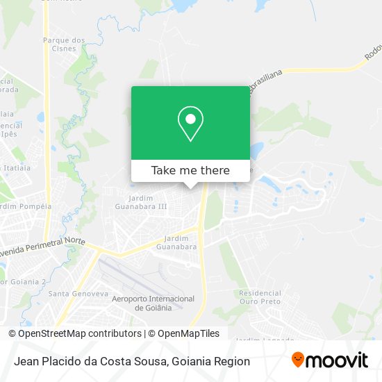 Mapa Jean Placido da Costa Sousa