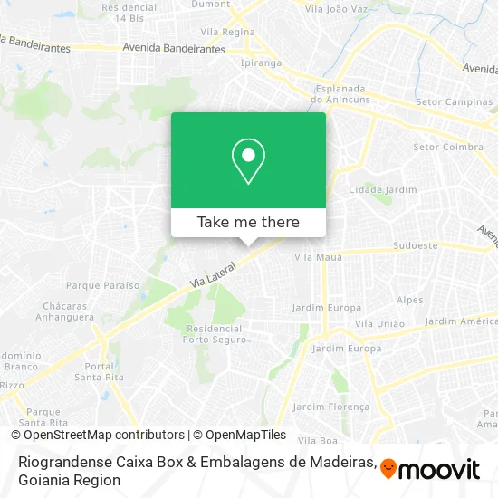 Riograndense Caixa Box & Embalagens de Madeiras map