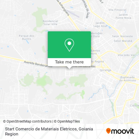 Start Comercio de Materiais Eletricos map