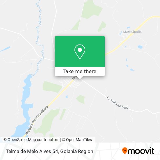 Telma de Melo Alves 54 map