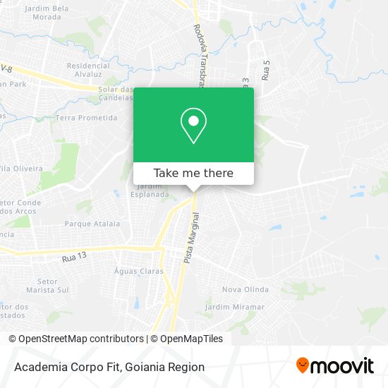 Academia Corpo Fit map