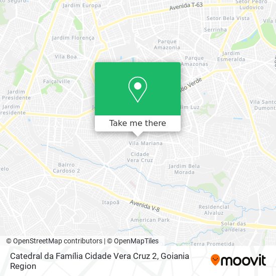 Catedral da Família Cidade Vera Cruz 2 map