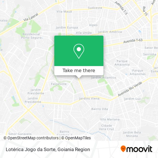 Lotérica Jogo da Sorte map