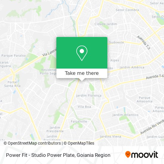 Mapa Power Fit - Studio Power Plate