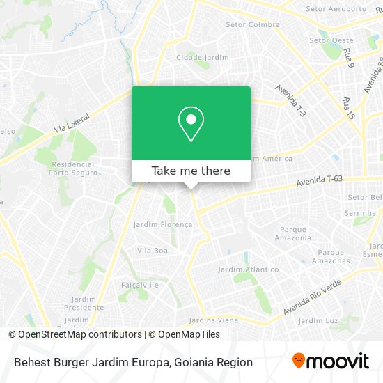 Mapa Behest Burger Jardim Europa