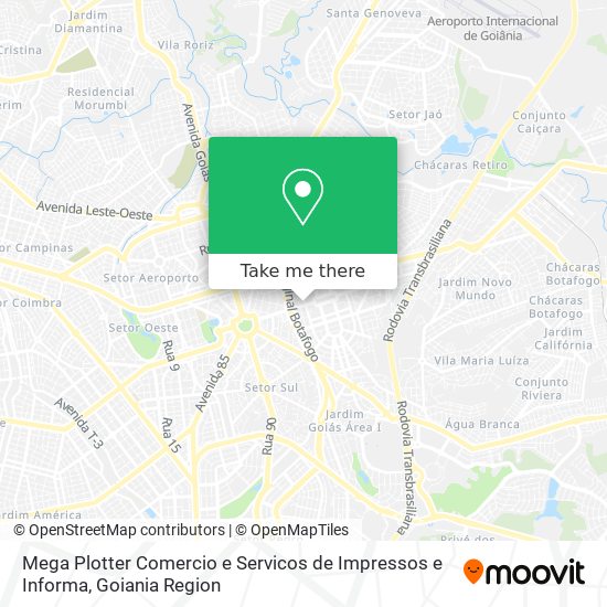 Mega Plotter Comercio e Servicos de Impressos e Informa map