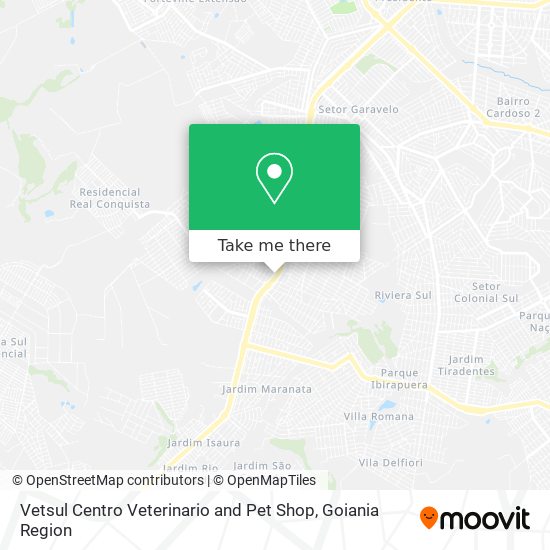 Mapa Vetsul Centro Veterinario and Pet Shop