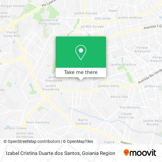 Mapa Izabel Cristina Duarte dos Santos