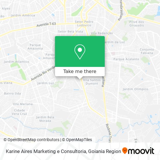 Mapa Karine Aires Marketing e Consultoria