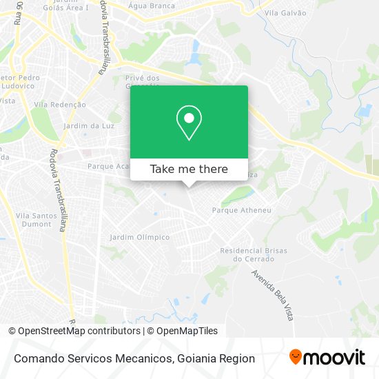 Comando Servicos Mecanicos map